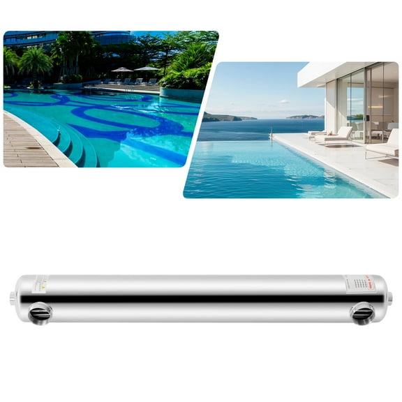 400 kBtu Pool Heat Exchanger 304 Stainless Steel Same Side Ports 1 1inch 2inch