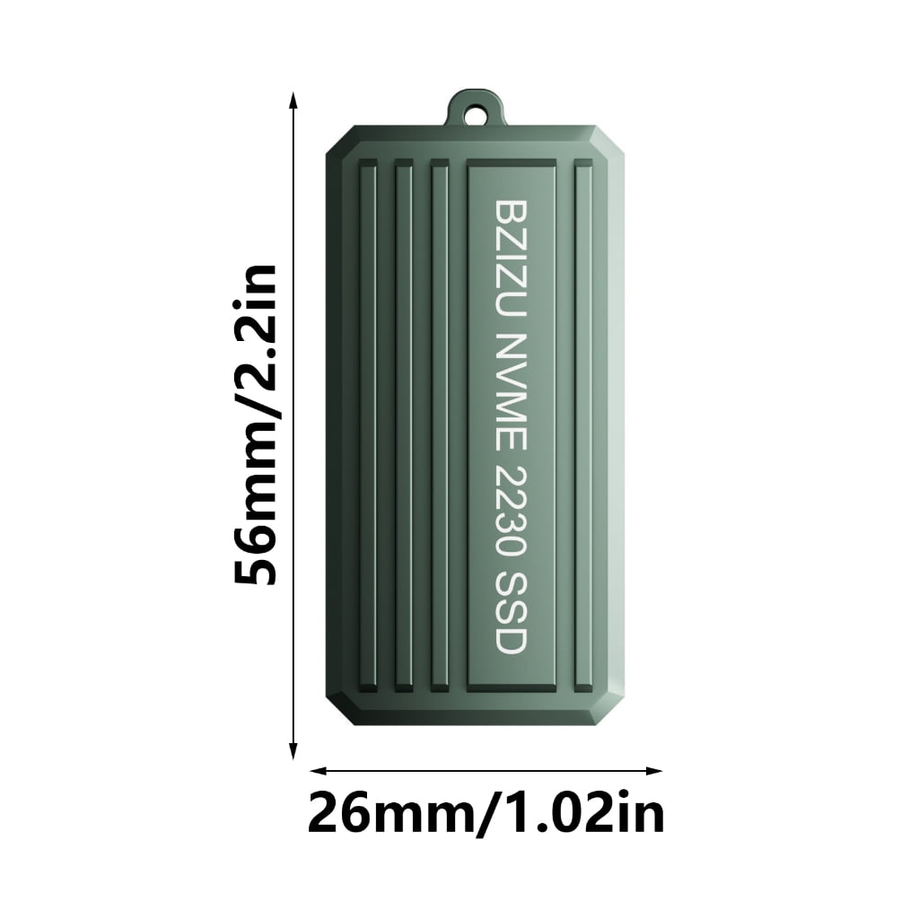 Zeiwohndc NVMe SSDs Enclosure NVMe to USB C 3.2 2Gen Adapter for 2230 SSDs Reader
