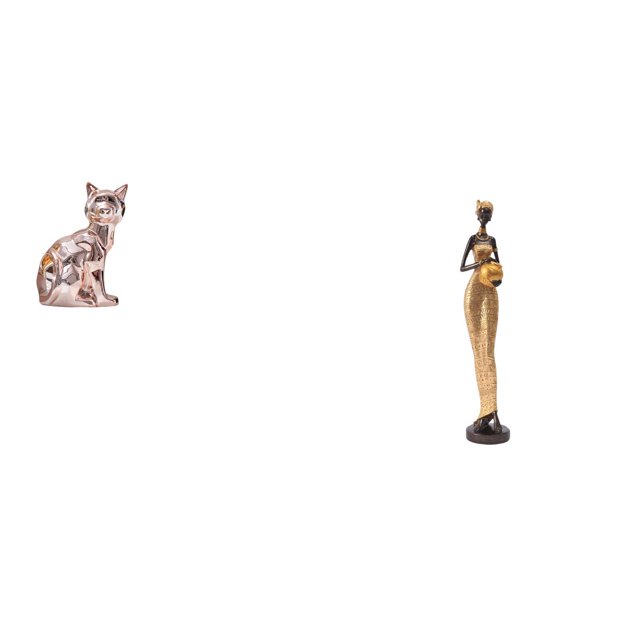 Figura de escritorio,Estante de estatua de gato para escritorio,oficina,decoración del hogar,Estatuas de mujeres,Estatuas y esculturas africanas Tienda de estatuas de mujeres,Figuras africanas