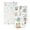 Colorful Simple Shapes And Lines Bees Flying Around Flower Pots, variant on 2-Pack Soft 100% Cotton & Highly Absorbent Bath Towel 2 Defferent Pattern Designs Hand-drawn Elements Gardening Tools