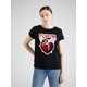 thumbnail image 1 of Women's "It's Love Time" Cupid & Heart Graphic Tee - Casual Black Round Neck Short Sleeve Top, Perfect Valentine's Day Gift, Casual Wear|Playful Des Tee Tee For Adult, Men, Women, Teen, Teenager, Ad, 1 of 5