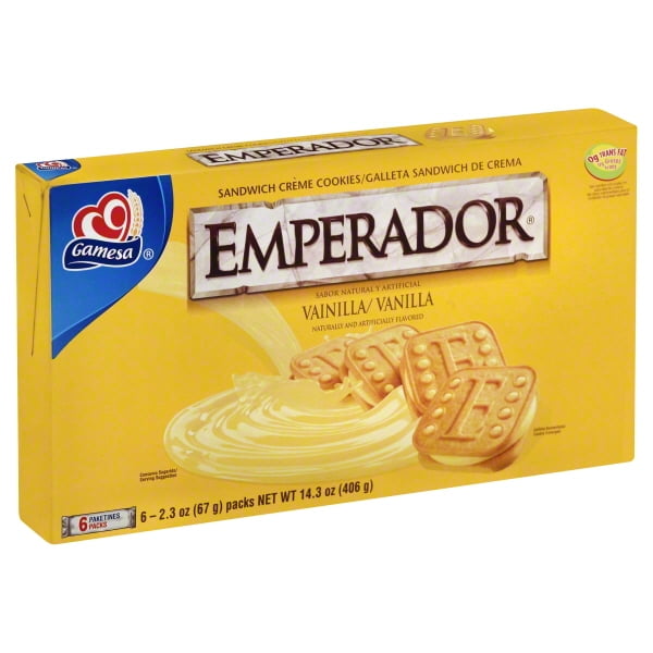 Gamesa Emperador Vanilla Sandwich Creme Cookies, 14.34 Oz. Walmart