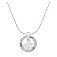 thumbnail image 1 of Delight Jewelry Silvertone Puzzle Piece Joy Ring Charm Necklace, 18", 1 of 4