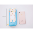 thumbnail image 4 of Trousse à Crayons Animal Chat Simple Dessin Animé, Fournitures Scolaires Crayon en Toile 2 Pcs Triangle Chat Jaune, 4 of 7