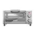 BLACK+DECKER Crisp ‘N Bake Air Fry 4Slice Toaster Oven, Silver & Black