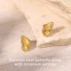 thumbnail image 4 of Qarigey 1 par de pendientes para mujer, moda, vacaciones, boda, compromiso, decoración de viaje nupcial, pendientes, joyería Simple de moda para Ropa, zapatos y accesorios Miscelánea Qarigey AP017982-00, 4 of 6