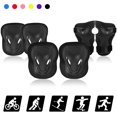 thumbnail image 2 of Kids' 6-Piece Protective Gear Set - Black, Small Size: Knee, Elbow & Wrist Pads for Sports Safety, Made of PE, Polyester and Foam, Offering All-Round Protection for Active Children, 2 of 6