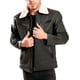 thumbnail image 3 of Chamarra Para Hombre Shendy Vendi Chaqueta Vinipiel Tipo Biker Negro Blanco Chica, 3 of 4