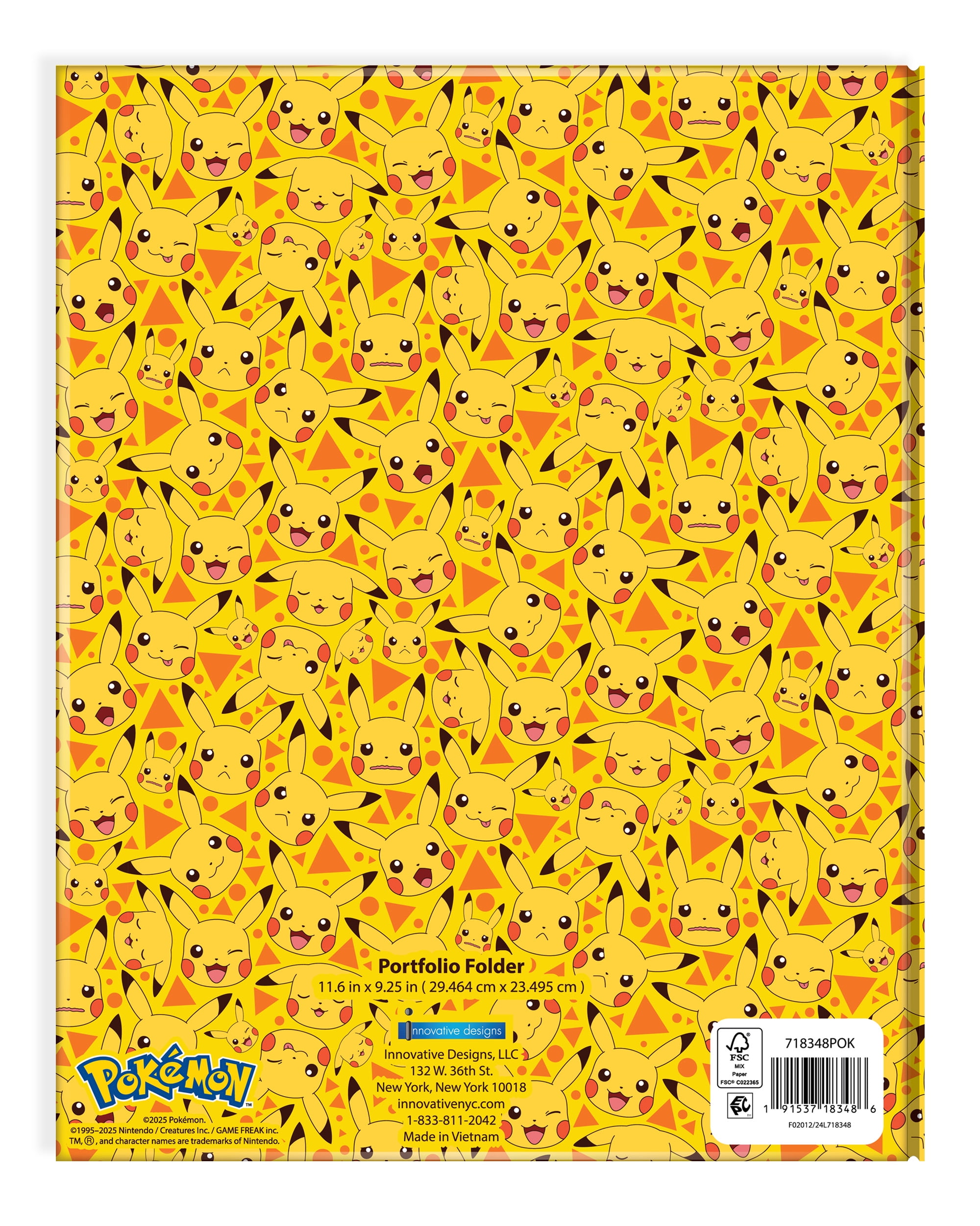 03▢ ブリーチ POSTCARD BOOK MAILs NA0218-3 Pokemon 2-Pocket Paper Folder with 3 Prongs, 9.25