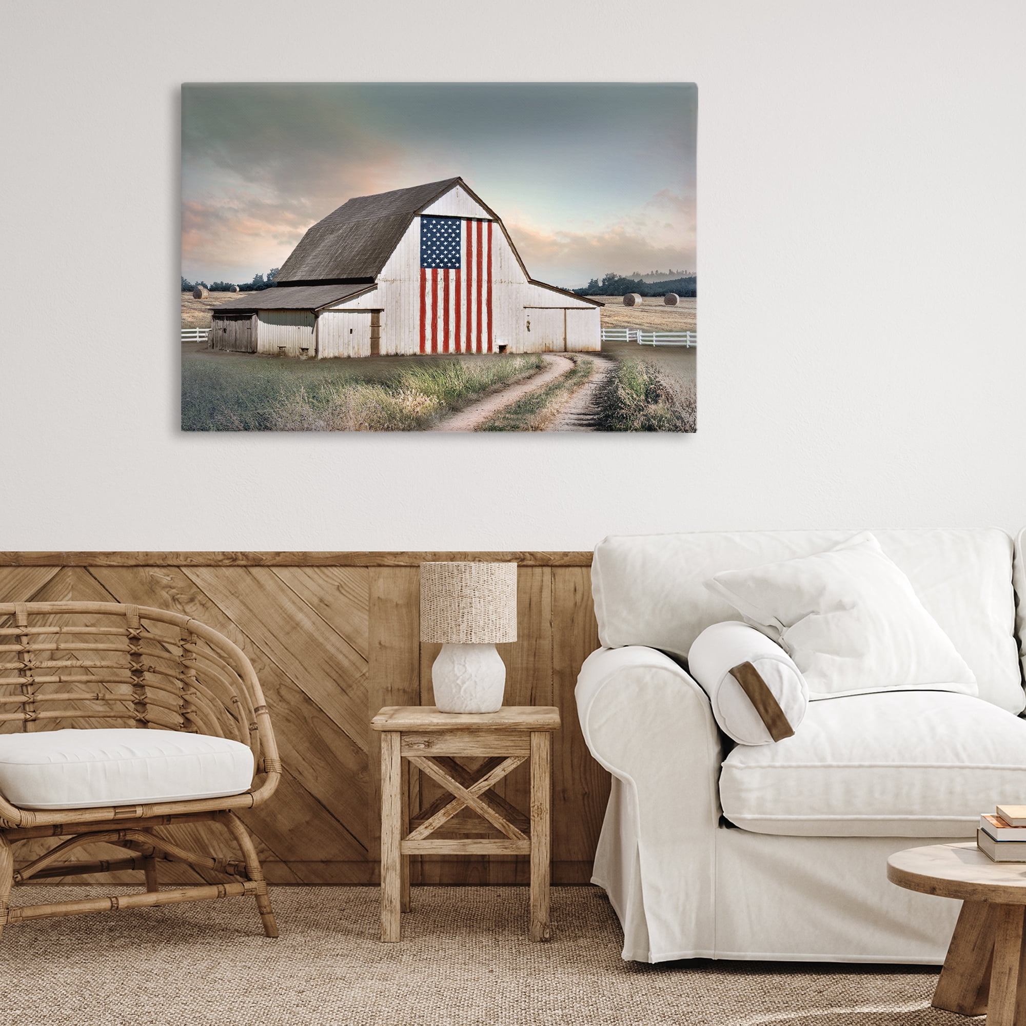 Stupell Industries Land That I Love Barn Canvas Wall Art, design by CAD Designs