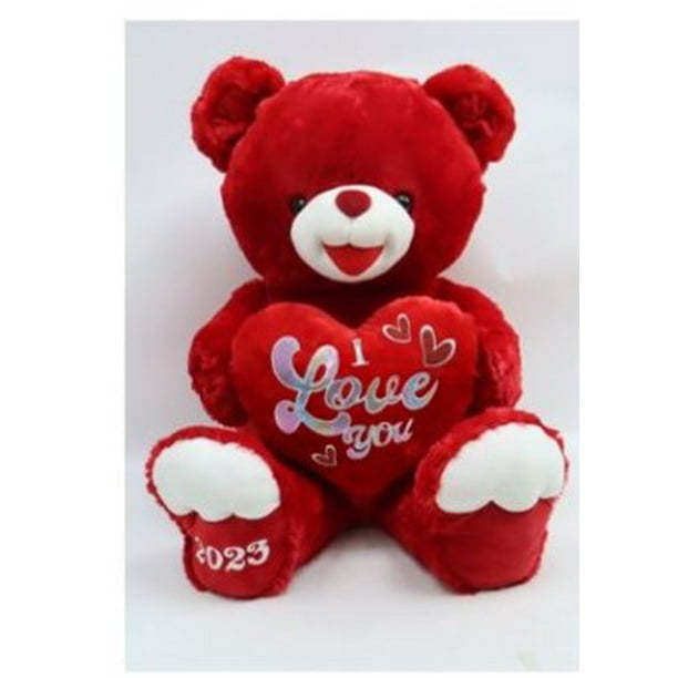 Way to Celebrate Valentine’s Day Jumbo Sweetheart Teddy Bear 2023, Red