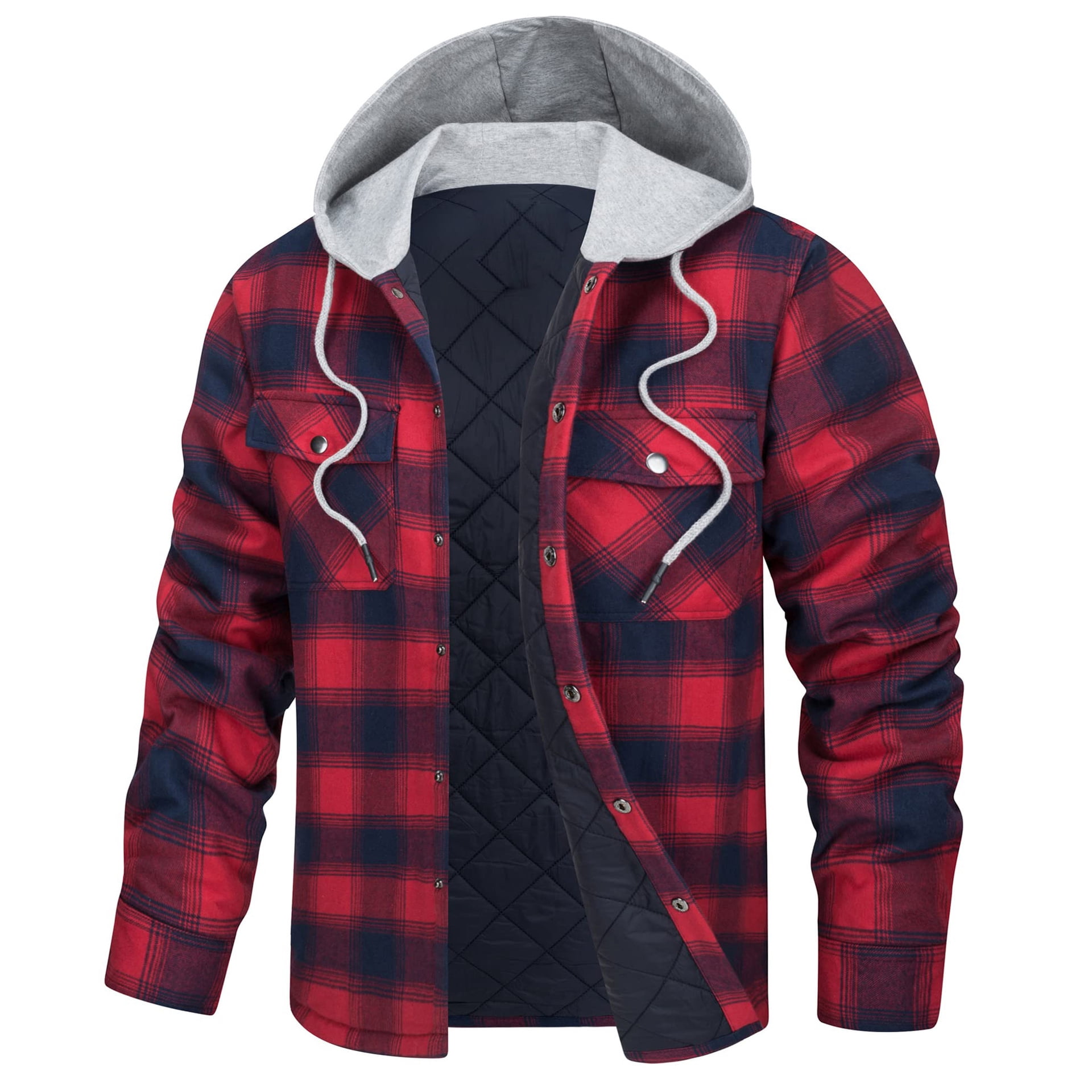 Chemise En Flanelle à Carreaux Pour Homme - Grande Taille 4XL - Style Bûcheron Vintage - Chaud Et Confortable Pour L'hiver