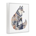 thumbnail image 3 of Stupell Industries Bohemian Scandinavian Style Wolf White Framed Giclee Art, 16 x 20, by LSR Design Studio, 3 of 8