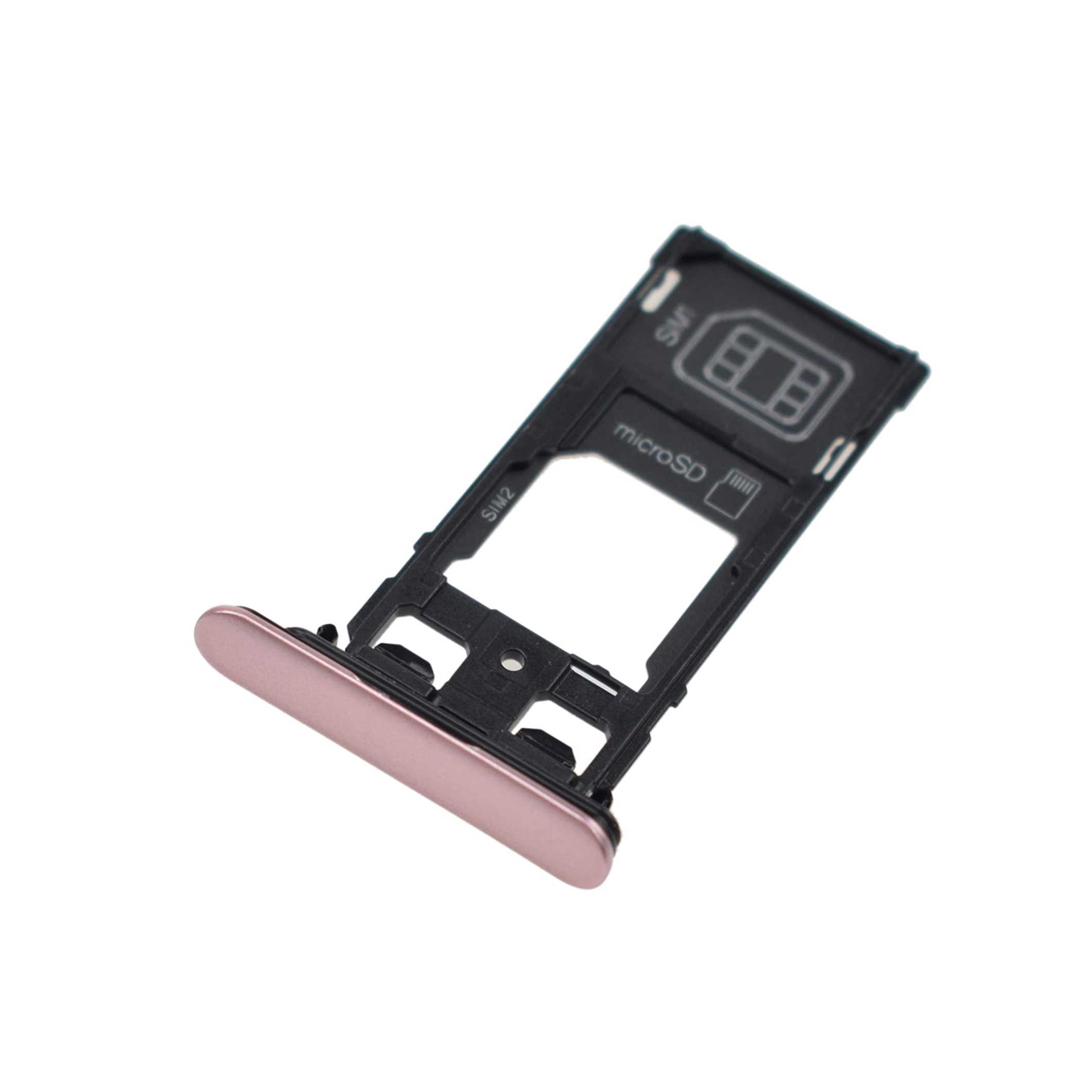 Pink Dual Sim Card With Micro Sd Card Slot With Waterproof Dustproof Rubber Band Replacement For Sony Xperia Xz F32 F31 So 01j Sov34 601so Walmart Com Walmart Com