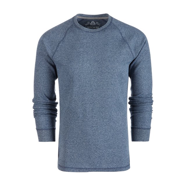 American Rag Mens Long-Sleeve Thermal Basic T-Shirt darkblue 2XL