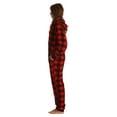 thumbnail image 3 of Just Love Adult Bodysuit with Animal Prints / Pajamas (Buffalo Plaid, Medium), 3 of 4