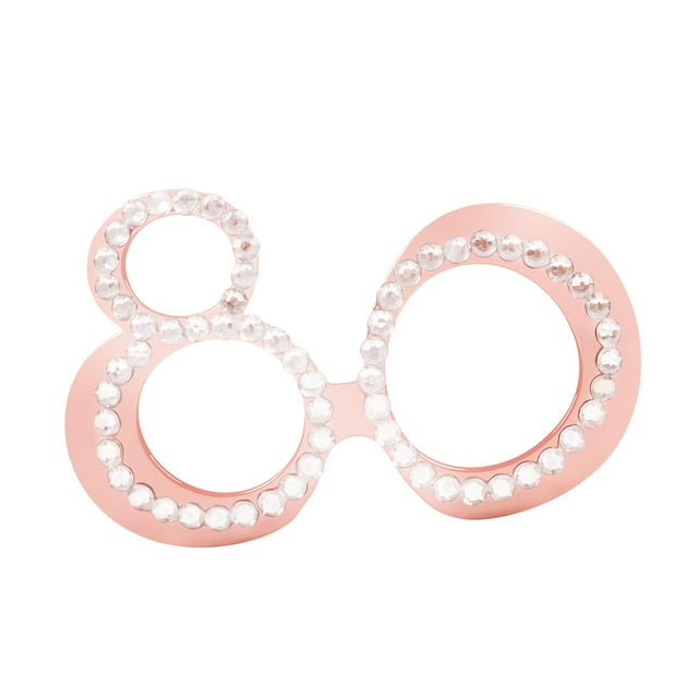 Lunettes en Strass Accessoire Photo Fête Pâques Anniversaire Lunettes 80
