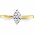 thumbnail image 6 of 10K Yellow Gold Cz Promise Ring (Size 6) Made In United States 10c1176, 6 of 6