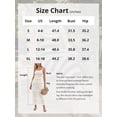 thumbnail image 6 of Anygrew Women's Swimsuit Cover Up Crochet Knit Maxi Dress Spaghetti Strap Summer Beach Casual Dress, 6 of 6
