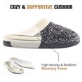 thumbnail image 3 of Zapatillas con forro de piel sintética para hombre, zapatos de casa cómodos y antideslizantes tipo lana (S) blanco Ndcxsfigh Tenis De Mujer Tenis De Hombre, 3 of 9