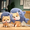 thumbnail image 4 of Plush Toy Beautiful Lovely Adorable Soft Comfortable Decoration PP Cotton Shark Dog Stuffed Animal Pillow Cushion Doll Kids Gift, 4 of 8