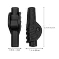 thumbnail image 2 of OULII 2 Pcs Support de Tente en Plastique Noir pour Structures Diy et Réparation de Mâtx de Tente Accessoires de Camping, 2 of 7
