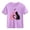 Purple, variant on Girls Cat Heart T-Shirt Cute Kids Valentine Graphic Tee Blue Short Sleeve Cotton Top Soft Crewneck Animal Print,Size 9 T
