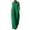 Green, variant on Women's Vacation Jumpsuit, Sleeveless Stand Collar Button-Down, Loose Wide Leg One-Piece For Summer Travel & Resort Wear Red 3XL