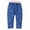 Blue, variant on Little Girls Jeans Loose Strawberry Embroidered Elastic Waist Denim Pants Pull-On Toddler Fall Casual Trousers, Blue4-5 Years