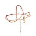 thumbnail image 1 of Sonducket Diadema de perlas para mujer, ceremonia de compromiso, banquete, estilo gótico, banda ajustable para el cabello, accesorios para la cabeza de Accesorio para el cabello Rojo Sonducket AP011530-01, 1 of 6