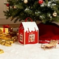 thumbnail image 4 of Decorative House Christmas Gift Box Handmade Paper Craft Holiday Family Activities Home Decoration Accessory, 4 of 9