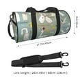 thumbnail image 4 of Easygdp Cute Farm Birds Travel Bag, Camping, Weekend, Carry On Overnight Duffel Bag with Shoulder Strap, 4 of 8