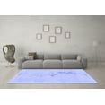 thumbnail image 3 of Ahgly Company Indoor Rectangle Abstract Blue Modern Area Rugs, 3' x 5', 3 of 4