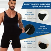 Mens Shapewear Tummy Control Bodysuit Waist Trainer Full Body Shaper Fajas Compression Shorts Slim Belly