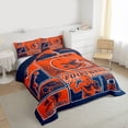 thumbnail image 3 of jejeloiu Ball Sport Games Twin Comforter Sets,American Rugby Football Bedding Set For Boys Reversible 2 Pieces, 3 of 8