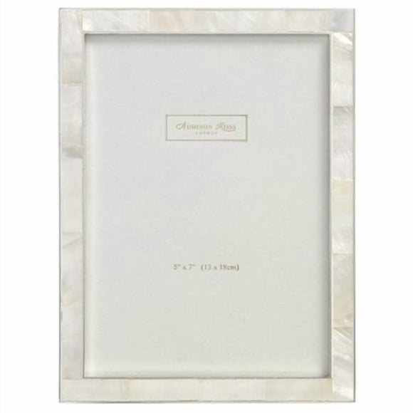 Addison Ross, Shell Photo Frame, 5x7, Mother of Pearl & Silver, 5 x 7 Inches