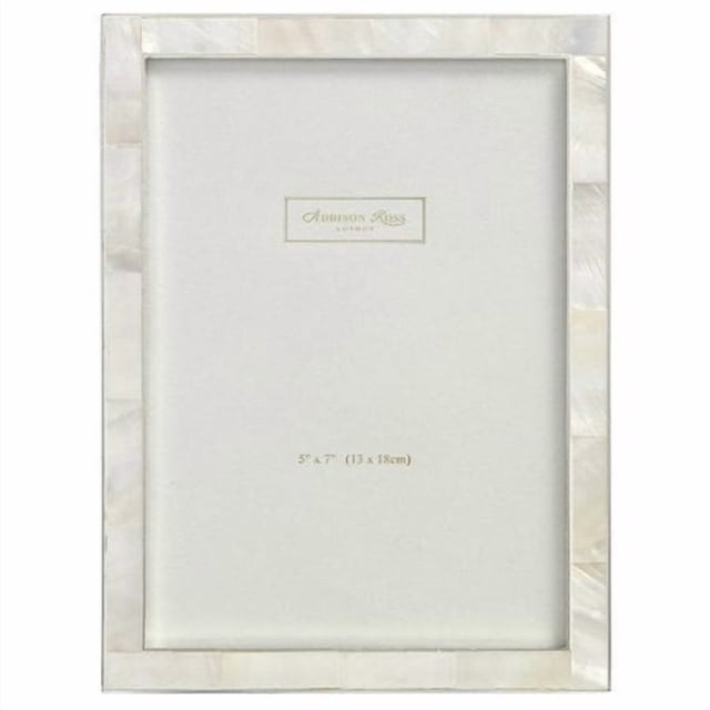Addison Ross, Shell Photo Frame, 5x7, Mother of Pearl & Silver, 5 x 7 Inches
