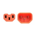 thumbnail image 3 of Tripp Lite Heavy-duty 6ft Heavy Duty Extension Cord 15a 14 Awg C14 C15 Orange 6' - Cable - Iec 60320 C14 To Iec 60320 C15 - 250 V - 15 A - 6 Ft - Mlded - Orange, 3 of 5
