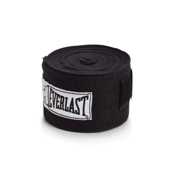 Everlast Classic Hand Wraps 108 Inches Black Boxing MMA Training Set of 4 for sale online 