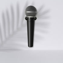 DEMACRIO Microphone Wall Clip Universal Mic Holder Bracket 2Pcs Black Plastic for Karaoke Room and Conferences