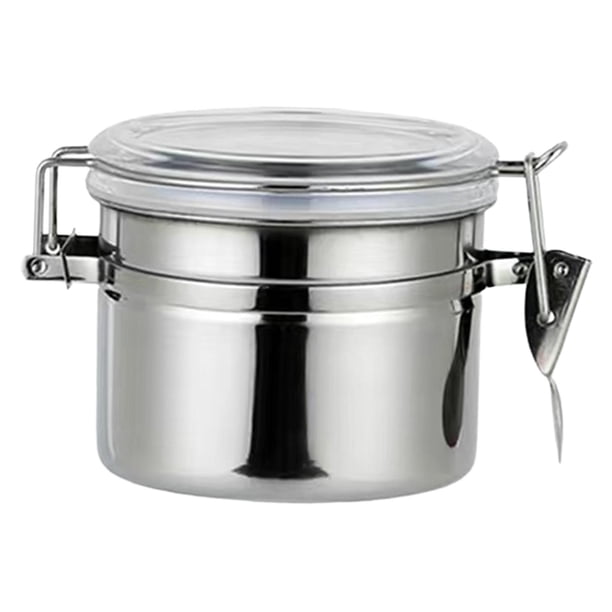 Contenedor de granos de café, tanque de almacenamiento hermético, sello multiusos, utensilios de almacenamiento, 500ml