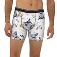 thumbnail image 6 of Sigee Rabbit And Butterfly for Men's Boxer Briefs,Moisture Wicking and Breathable Medium, 6 of 9