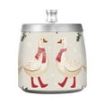 thumbnail image 7 of Yayeee Ashtray with Lid for Cigarette Smokeless Stainless Steel Home Ash Holder, Winter Geese, 7 of 7