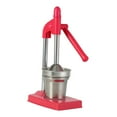 thumbnail image 1 of Hand Press Juicer Machine Juice Extractor Maker for Orange Extracting Juices Red, 1 of 8
