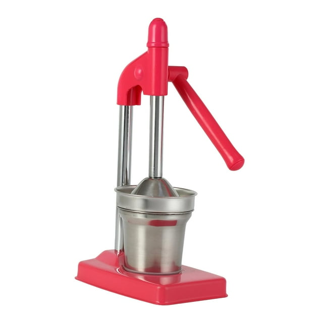 Extracteur de Jus Manuel Extracteur d'Orange Manuel Facile à Nettoyer Robuste Commercial Rouge