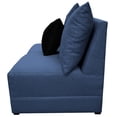 thumbnail image 4 of Love Seat El Bazar Store Orlando Azul marino Tela Lino nacional, Sillon 2 plazas, Modular, 4 of 5