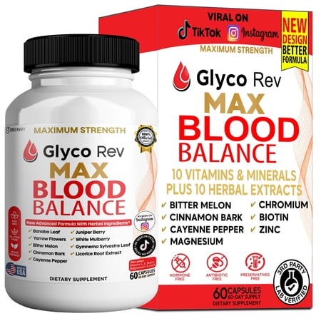 GreenVify Glyco Rev Max – Daily Wellness & Active Lifestyle Support Supplement, Balanced Nutrition Formula