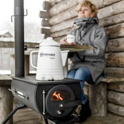 Petromax Tent Oven and Heater, Loki2 Portable Steel Cooking and Heating Source for Campsite and Outdoor Adventures