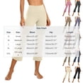 thumbnail image 2 of Women's High Waist Flare Capri Yoga Pants, 4-Way Stretch Tummy Smoothing Moisture Wicking Non See-Through Bootcut Workout Trousers for Gym Casual Daily Outdoor | TruBelle,Beige L, 2 of 7