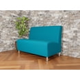 thumbnail image 2 of Lesro Ravenna Causeuse de Réception Sans Accoudoirs, Turquoise, 2 of 5